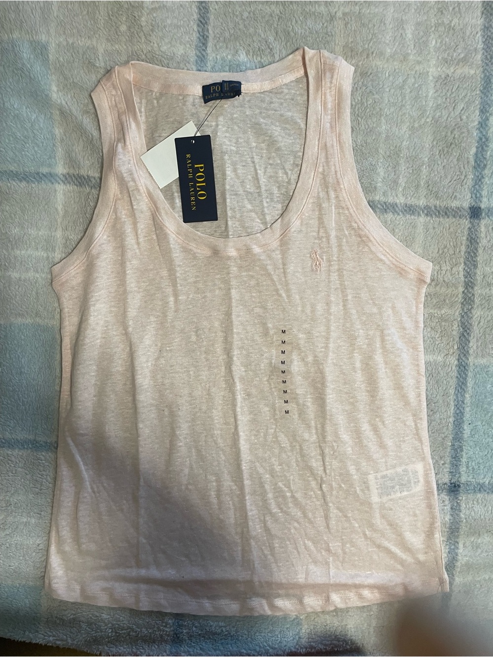 Polo by Ralph Lauren Light Pink Scoop Neck Tank